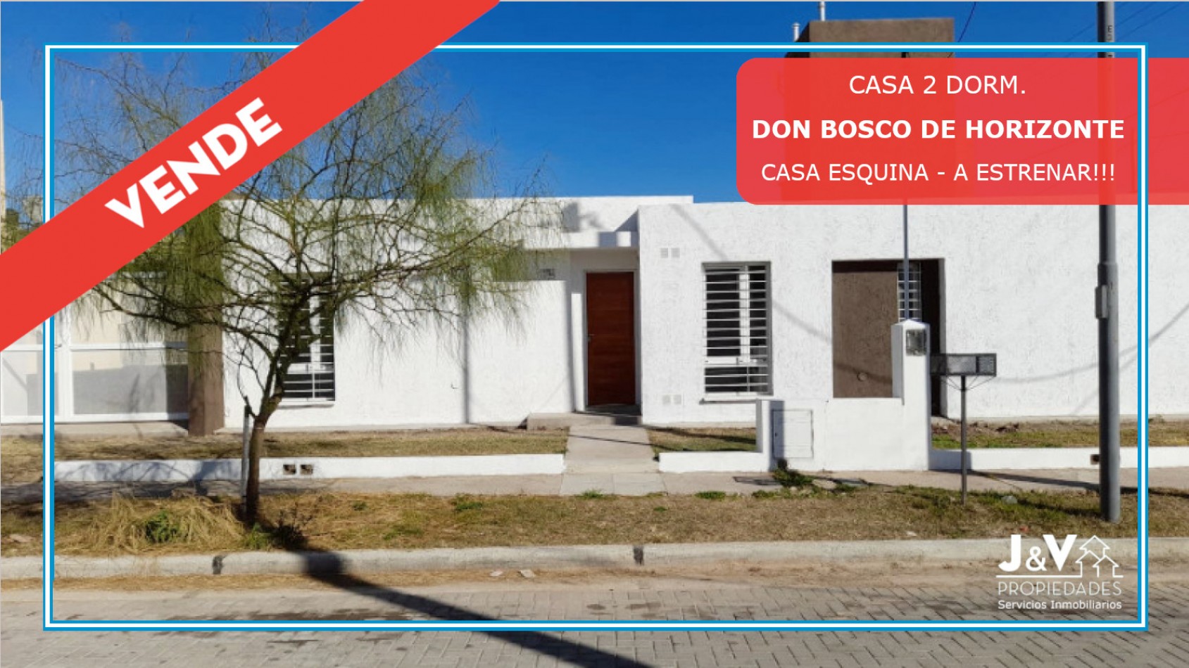 CASA EN VENTA. 2 DORMITORIOS. DON BOSCO DE HORIZONTE. PLAN 100% PAGADO!!!