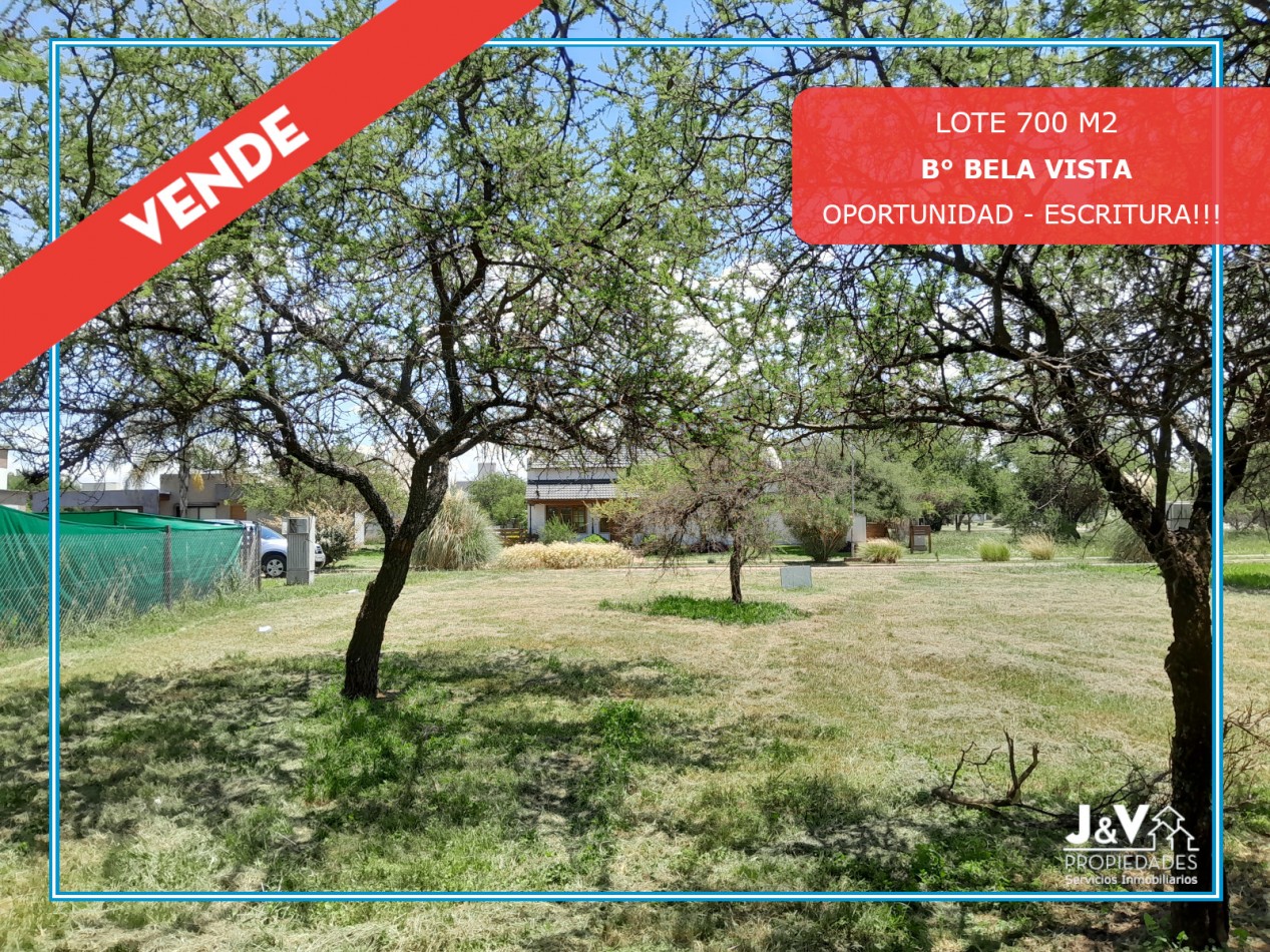VENDO LOTE 700 M2 B° BELA VISTA, RIO CEBALLOS. ESCRITURA!!!
