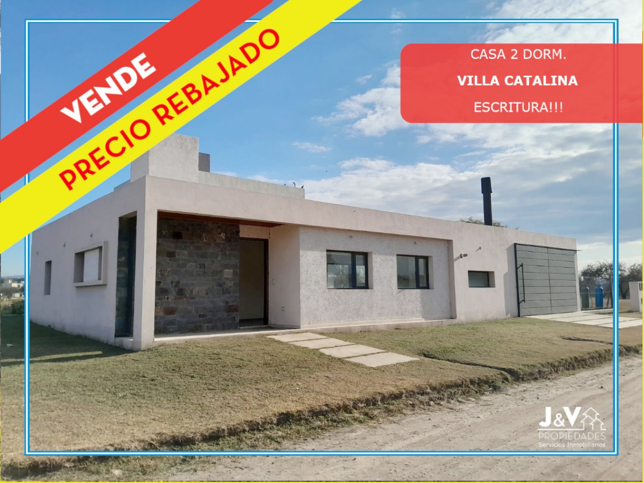 VENDO CASA 2 DORM. VILLA CATALINA. APTO CREDITO!!!