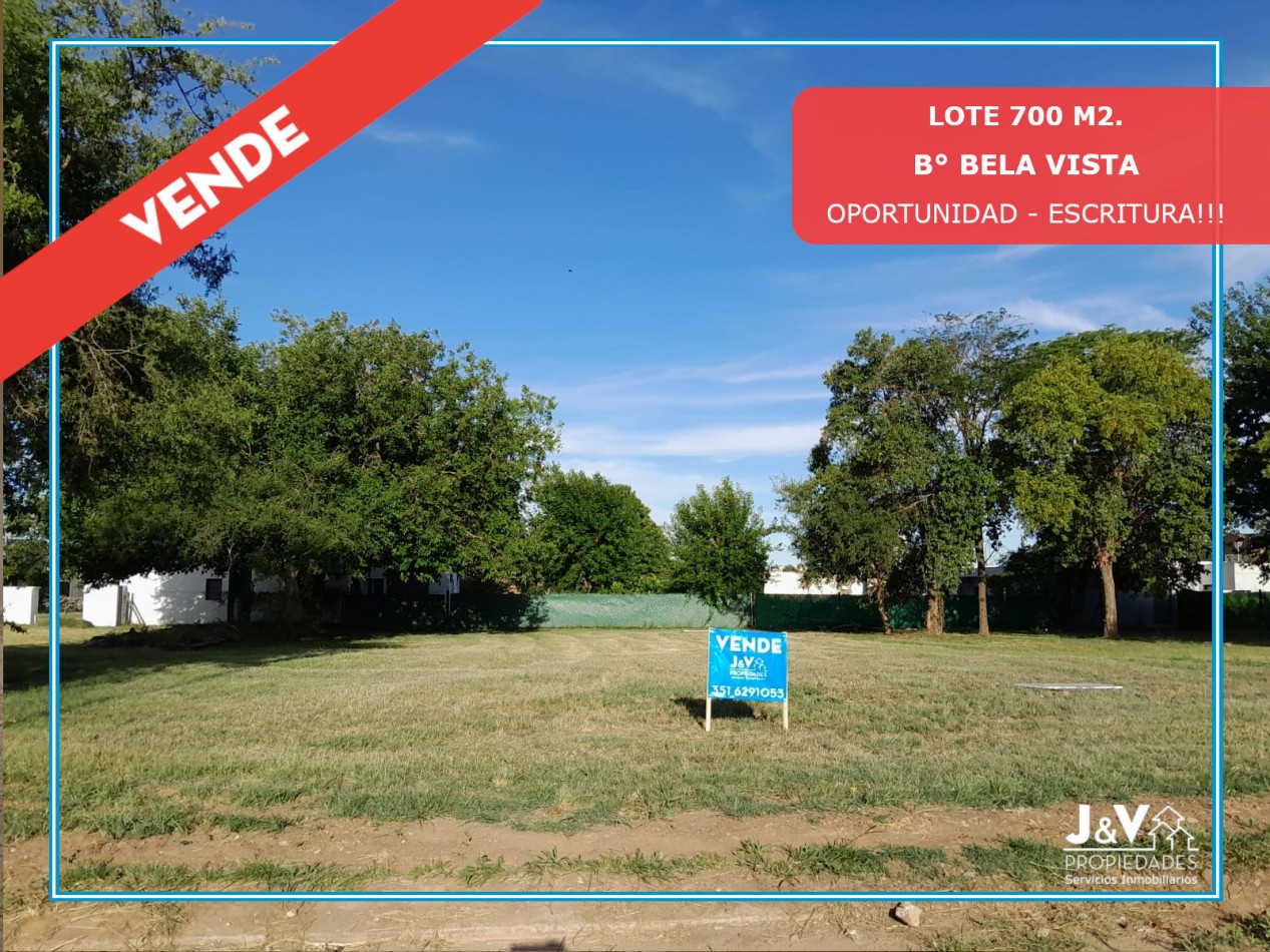 VENTA DE LOTE 700 m² EN BELA VISTA - RIO CEBALLOS
