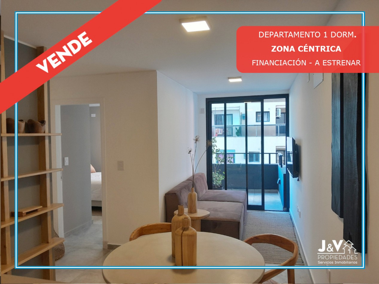 VENDO DEPARTAMENTO CENTRICO DE 1 DORMITORIO - A ESTRENAR
