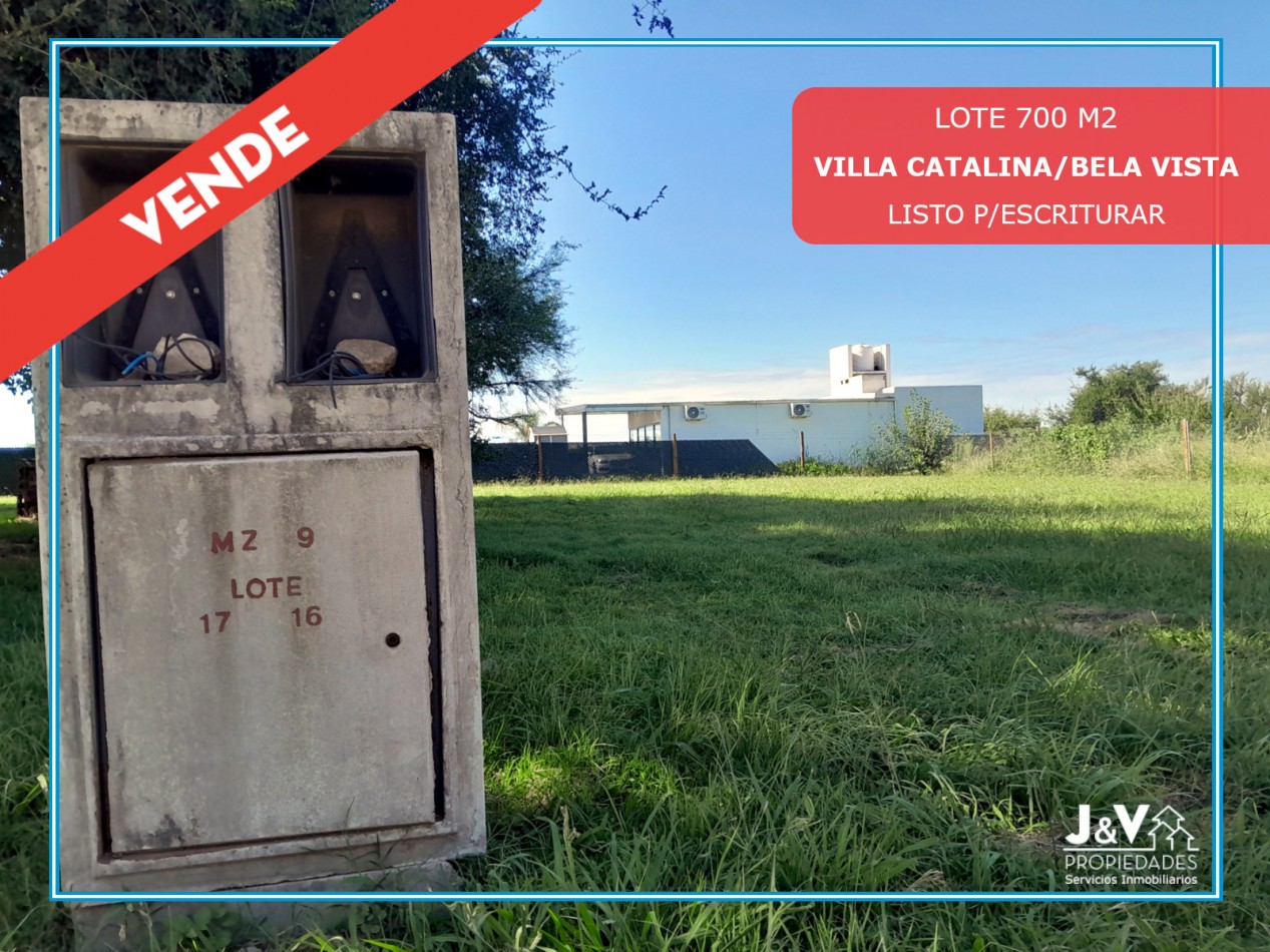 VENDO LOTE 700 m² - BELA VISTA/VILLA CATALINA