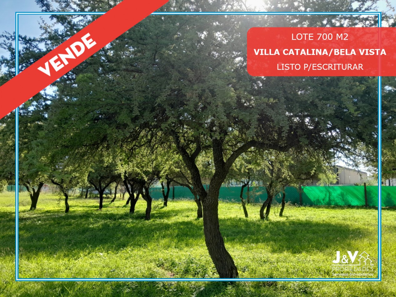 VENDO LOTE 700 m² - BELA VISTA/VILLA CATALINA