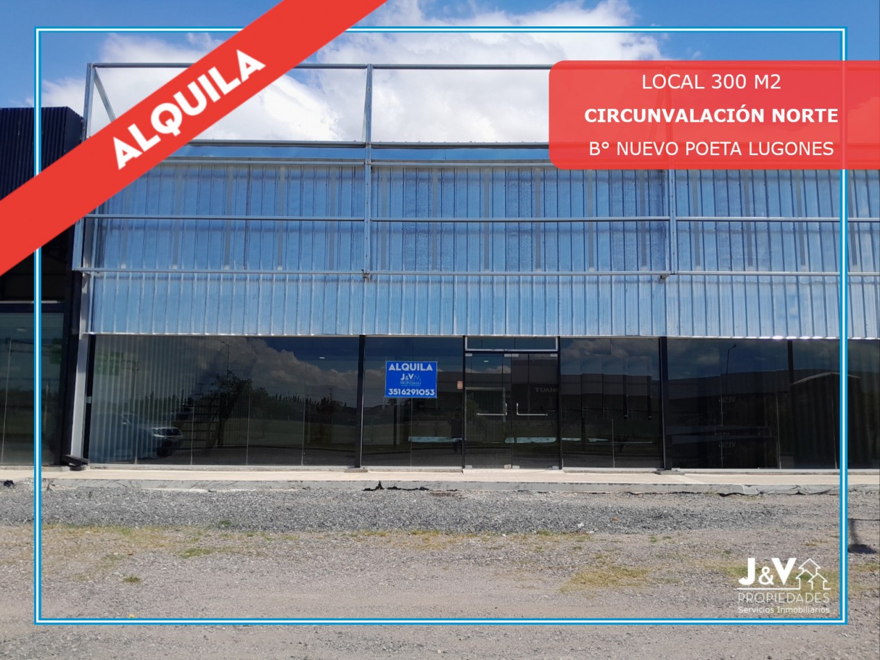 ALQUILO LOCAL COMERCIAL SOBRE AV. CIRCUNVALACION NORTE. ULTIMO DISPONIBLE!!!