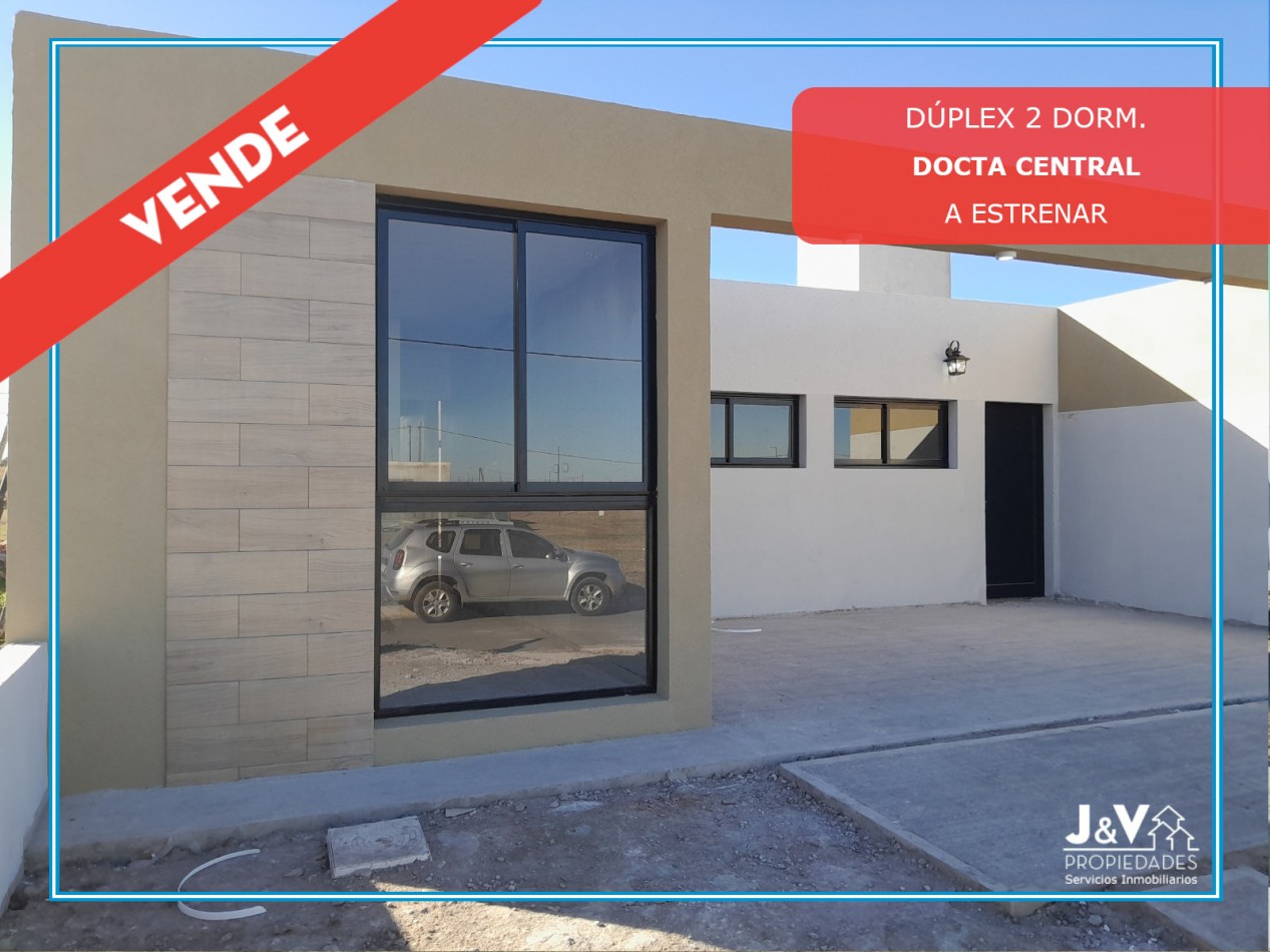 VENDO DUPLEX 2 DORM. Y 2 BAÑOS DOCTA CENTRAL. A ESTRENAR!!