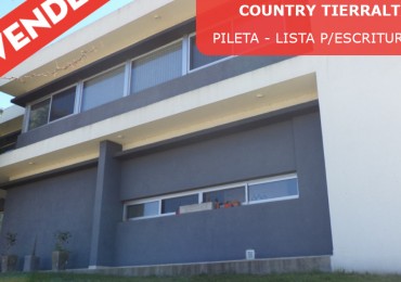 VENDO CASA DE 3 DORM. COUNTRY TIERRALTA. EXCELENTE CALIDAD!!!