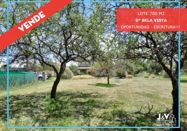 VENDO LOTE 700 M2 B° BELA VISTA, RIO CEBALLOS. ESCRITURA!!!
