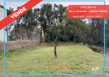 TERRENO EN VENTA 300M. B° VILLA CATALINA-RIO CEBALLOS C/ESCRITURA