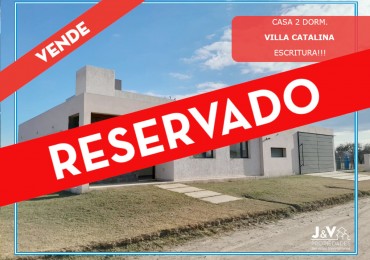 VENDO CASA 2 DORM. VILLA CATALINA. APTO CREDITO!!!