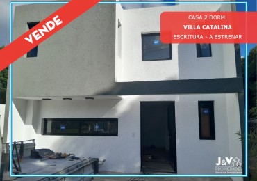 VENDO CASA A ESTRENAR DE 2 DORMITORIOS - VILLA CATALINA - ETAPA ECO CATALINA