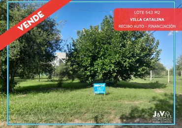 VENDO LOTE 543 m² - VILLA CATALINA. Etapa Los Altos | Con Escritura