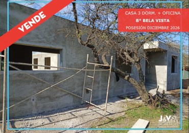 VENDO CASA 3 DORM. + OFICINA A ESTRENAR B° BELA VISTA. 