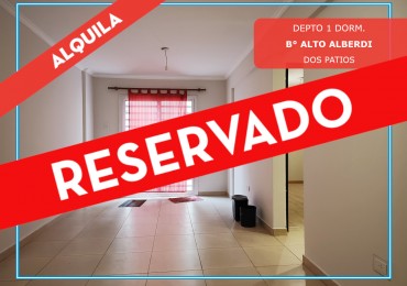 ALQUILO DEPTO 1 DORM. CON 2 PATIOS. B° ALTO ALBERDI
