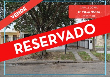 VENDO CASA 2 DORM. B° VILLA MARTA. ESCRITURA